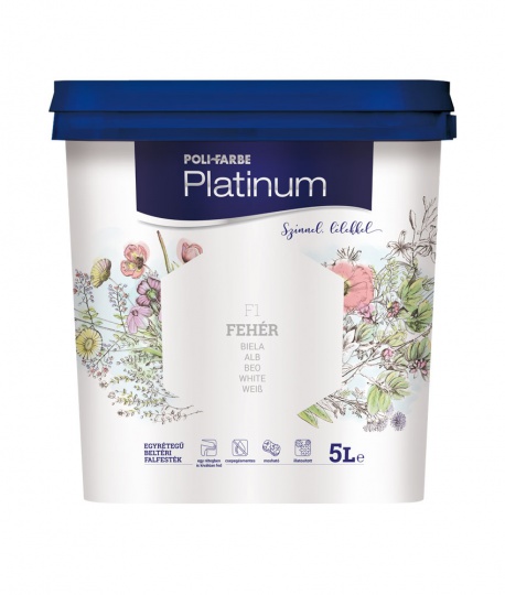 POLI-FARBE PLATINUM BELTÉRI FALFESTÉK 10L FEHÉR