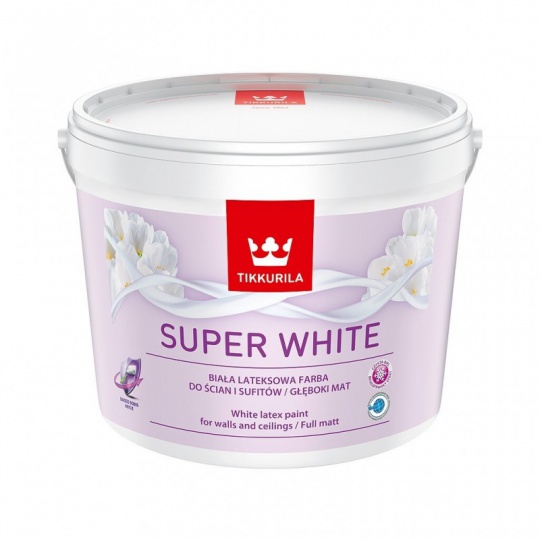 TIKKURILA SUPER WHITE 10L FEHÉR