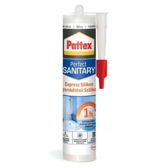 PATTEX EXPRESS SZANITER SZILIKON 280ML FEHÉR