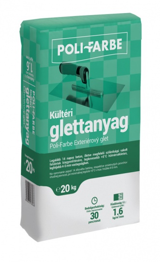 POLI-FARBE KÜLTÉRI GLETTANYAG 20KG