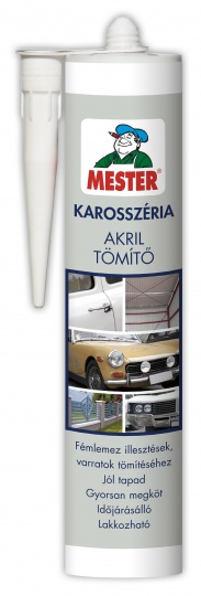 MESTER KAROSSZÉRIA AKRYL TÖMÍTŐ SZÜRKE 310ML