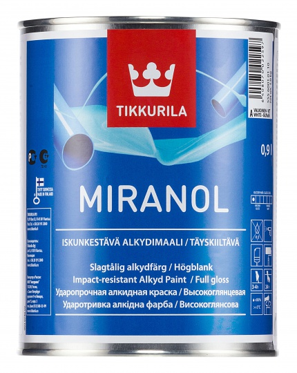 TIKKURILA MIRANOL A BÁZIS (FEHÉR) 0.9L