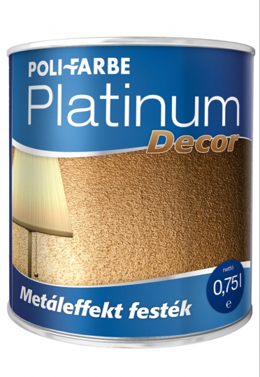 POLIFARBE DECOR METÁLEFFEKT FESTÉK 0.75L EZÜST