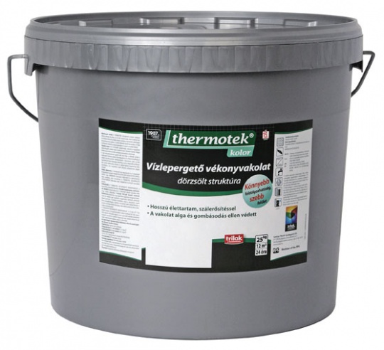 THERMOTEK VÉKONYVAKOLAT DÖRZSÖLT 25KG