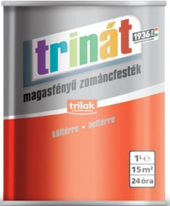 TRINÁT MAGASFÉNYŰ ZOMÁNCFESTÉK 1L FEHÉR