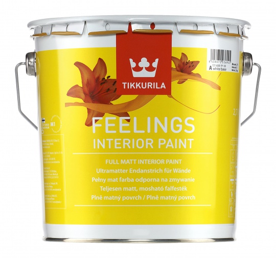 TIKKURILA FEELINGS BELTÉRI FALFESTÉK A BÁZIS (FEHÉR) 0.9L