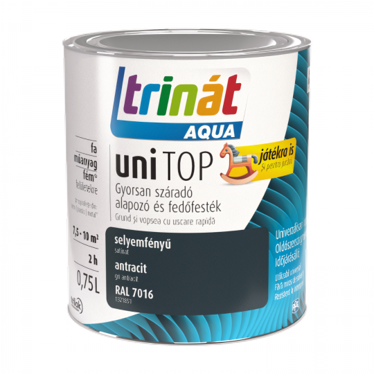 TRINÁT AQUA UNITOP SELYEMFÉNYŰ 0.75L FEHÉR