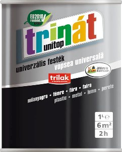 TRINÁT UNIVERZÁLIS FESTÉK (UNITOP) 1L FEKETE